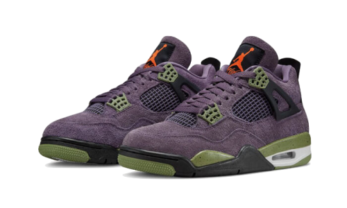 Alternative view of Air Jordan 4 Canyon Purple