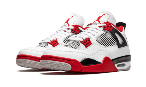 Alternative view of Air Jordan 4 Retro Fire Red (2020)