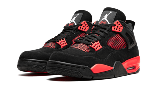 Alternative view of Air Jordan 4 Retro Red Thunder
