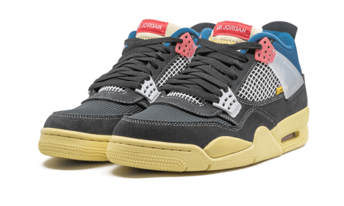 Alternative view of Air Jordan 4 Retro Union Off Noir