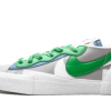 Nike Blazer Low Sacai Medium Grey Classic Green