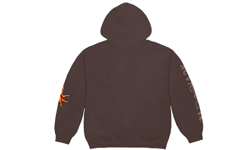 Alternative view of Travis Scott Reverse Dog Zip Up Hoodie Brown