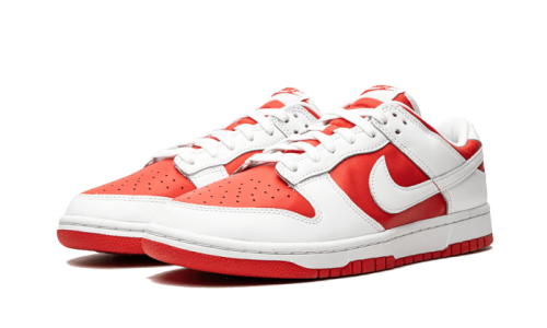 Alternative view of Nike Dunk Low Championship Red