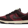 Nike Dunk Low SE Fleece Burgundy Crush