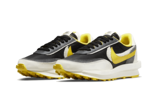 Alternative view of Nike LD Waffle Sacai Undercover Black Bright Citron