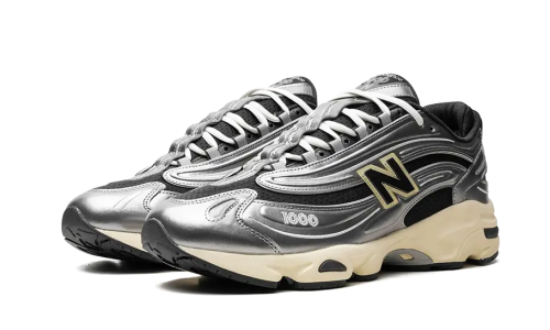 Alternative view of New Balance 1000 Silver Metallic