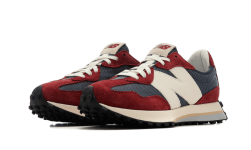 Alternative view of New Balance 327 Navy Blue Red White