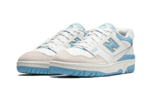 Alternative view of New Balance 550 White Blue Haze Rain Cloud