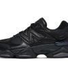 New Balance 9060 Triple Black Leather
