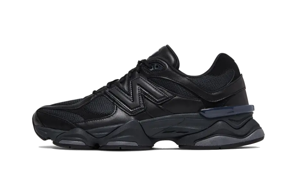 New Balance 9060 Triple Black Leather