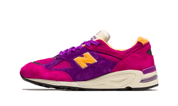 New Balance 990v2 Made in USA Teddy Santis Purple Yellow