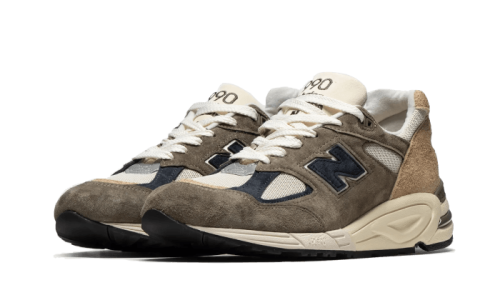 Alternative view of New Balance 990 V2 MiUSA Grey Tan