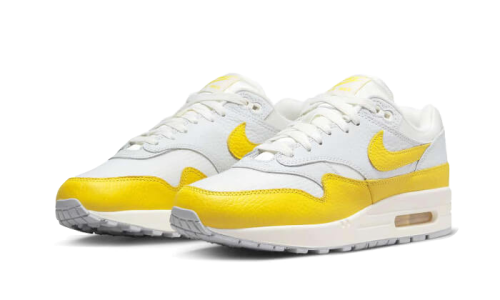 Alternative view of Nike Air Max 1 White Bright Yellow