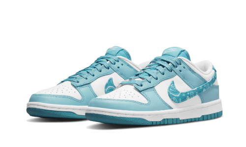 Alternative view of Nike Dunk Low Blue Paisley