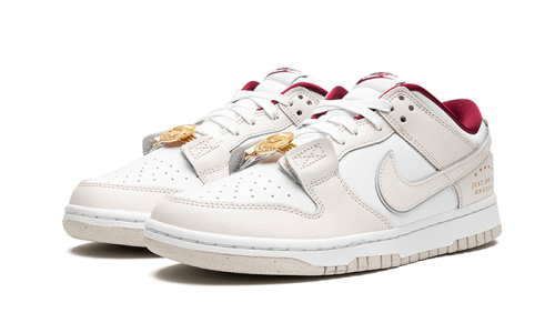 Alternative view of Nike Dunk Low Just Do It White Phantom