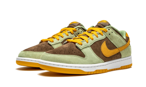 Alternative view of Nike Dunk Low Olive Brown Orange