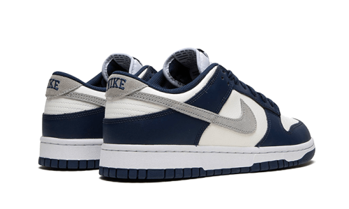 Alternative view of Nike Dunk Low Summit White Midnight Navy