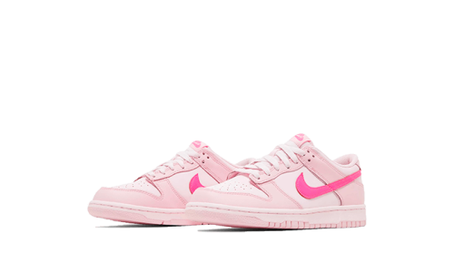 Alternative view of Nike Dunk Low Triple Pink Enfant (PS)