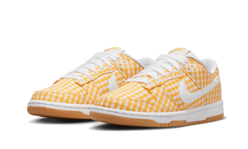 Alternative view of Nike Dunk Low Yellow Gingham