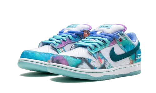 Alternative view of Nike SB Dunk Low Futura Laboratories Bleached Aqua