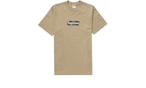 Supreme Box Logo Tee (FW23) Khaki
