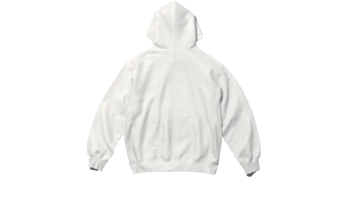 Alternative view of Supreme MM6 Maison Margiela Foil Box Logo Hooded Sweatshirt White