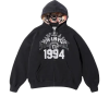 Supreme MM6 Maison Margiela Zip Up Hooded Sweatshirt Black