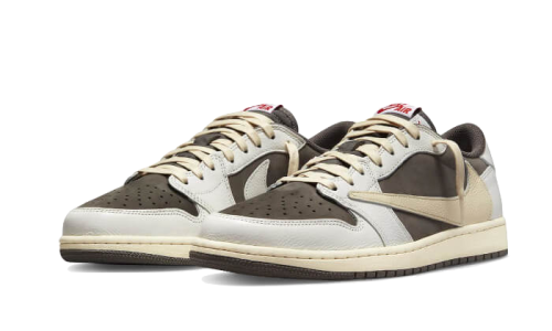 Alternative view of Air Jordan 1 Low Travis Scott Reverse Mocha
