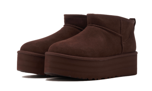 Alternative view of UGG Classic Ultra Mini Platform Burnt Cedar