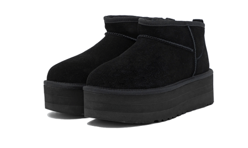 Alternative view of UGG Classic Ultra Mini Platform Black